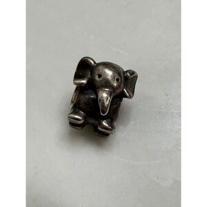 Pandora Elephant Charm 790422 Sterling Silver 925 ALE Retired Animal Bead